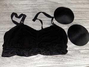 Joyspun Seamless Nursing Bra Black with Pads size XL